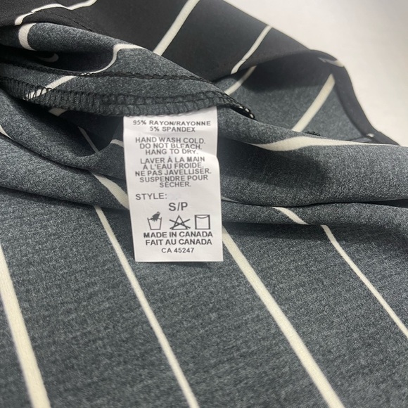 Michael Tyler Stripped Button Up Blouse Small - Picture 6 of 7